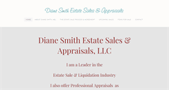 Desktop Screenshot of dianesmithestatesales.com